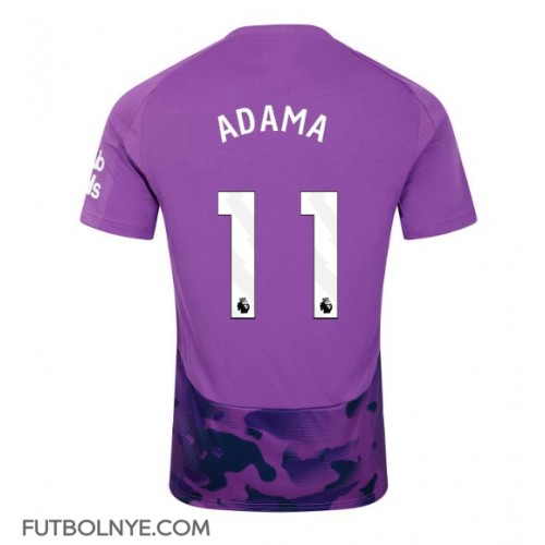 Camiseta Fulham Adama Traore #11 Tercera Equipación 2024-25 manga corta